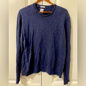 #112-GAP- Linen blend long sleeve sweater